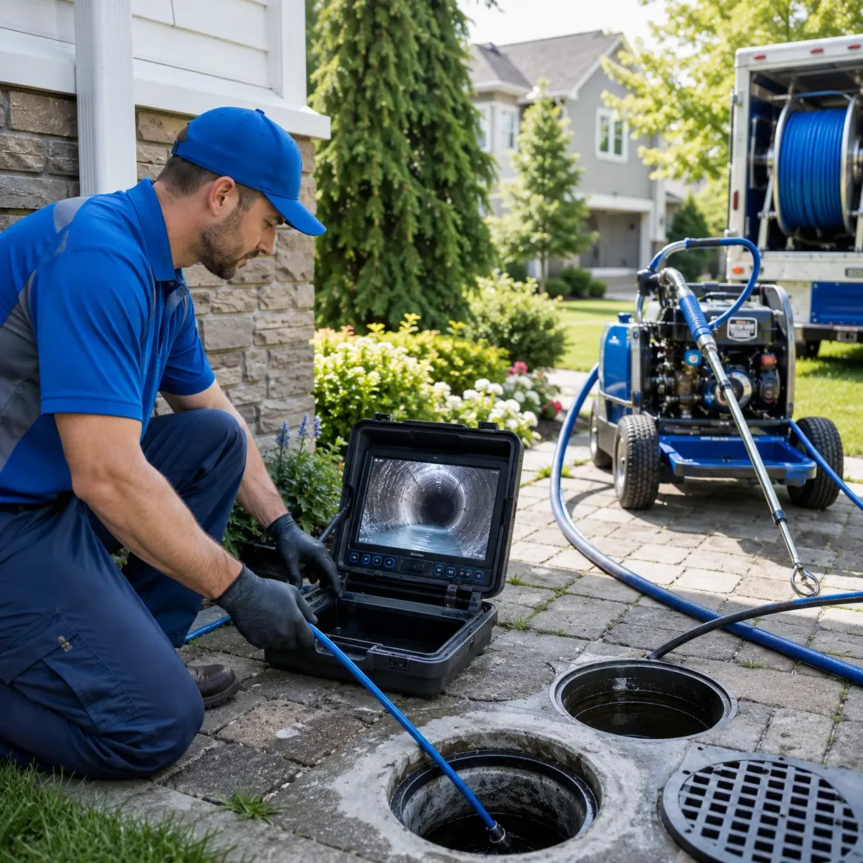 Outdoor drain cleaning professionals serving Goodrich, MI