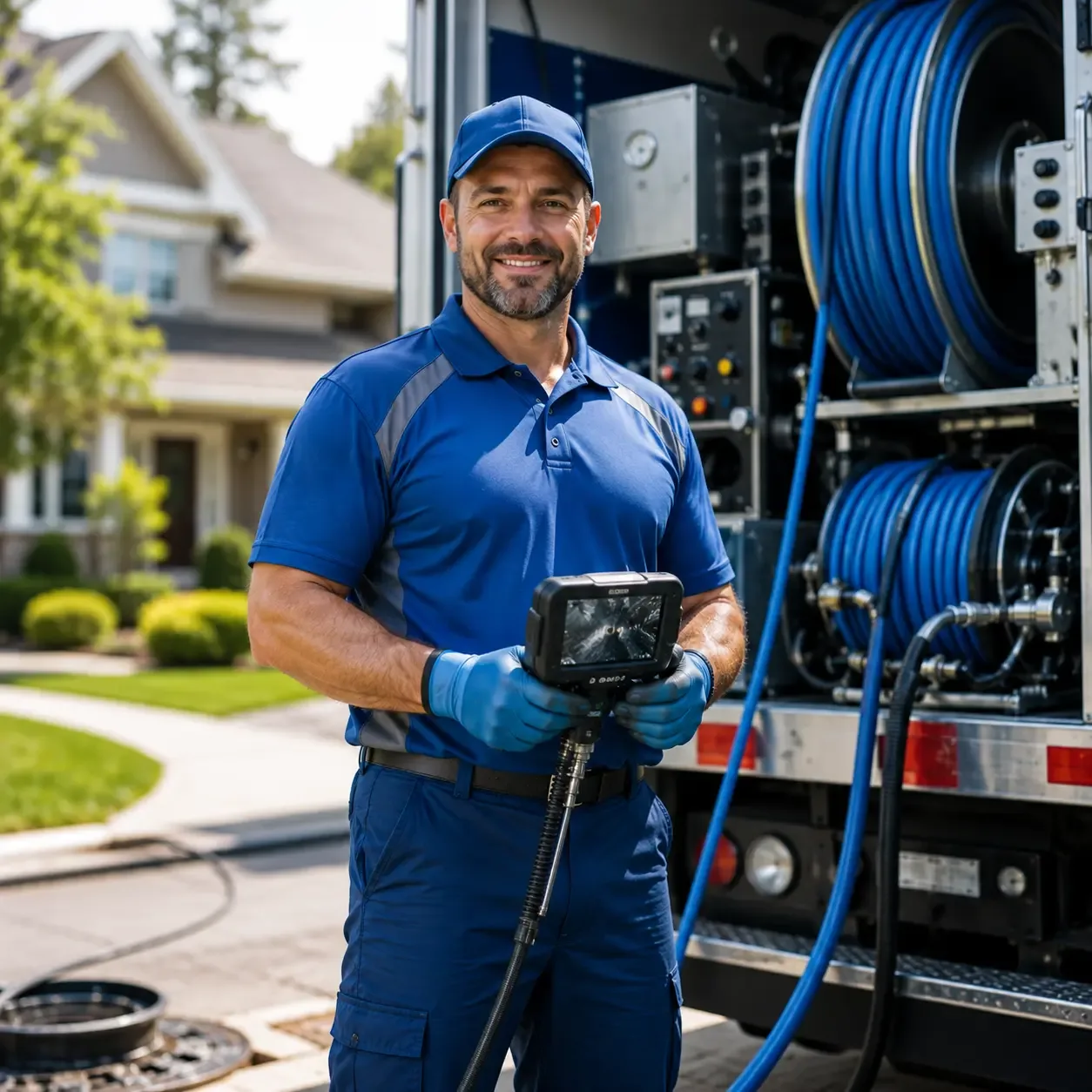 Local outdoor drain cleaning specialists in Goodrich, MI